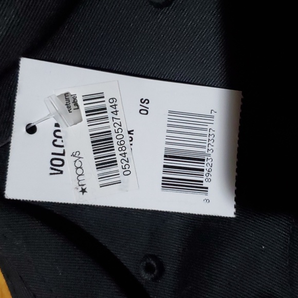 NWT Volcom Stone Patched Men's Black Hat - Picture 8 of 8